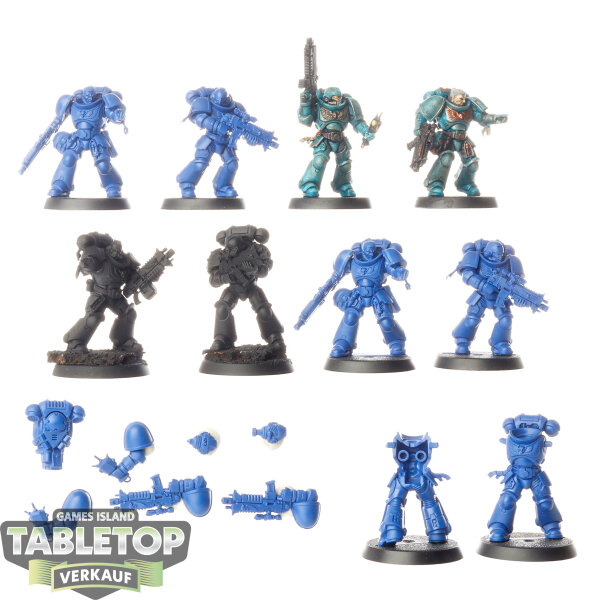 Space Marines - 10 x Intercessors - teilweise gebaut