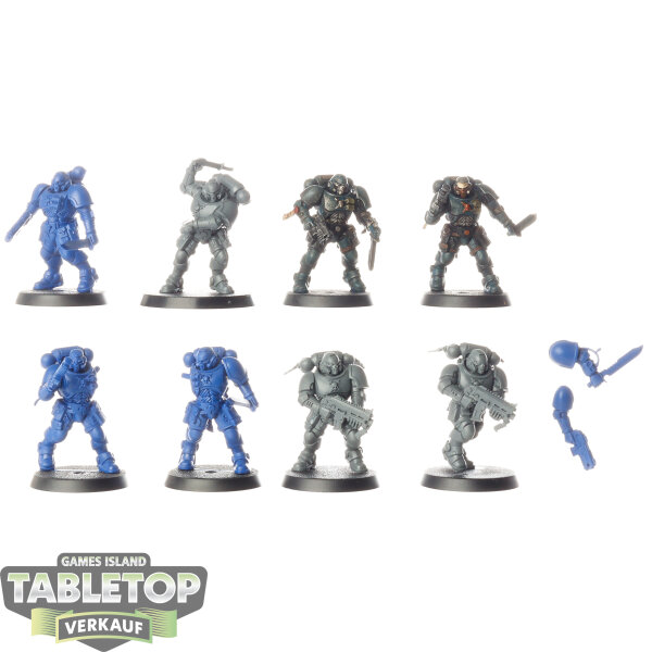 Space Marines - 8 x Primaris Reivers - teilweise bemalt
