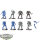 Space Marines - 8 x Primaris Reivers - teilweise bemalt