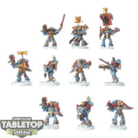 Space Wolves - 10x Grey Hunters - klassisch - bemalt