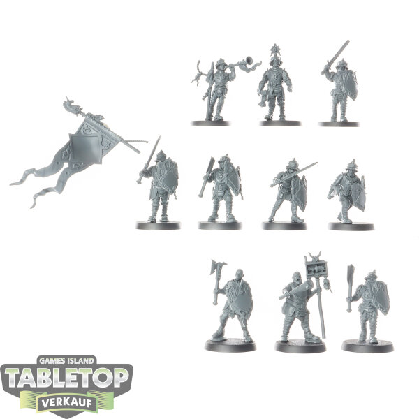 Cities of Sigmar - 10x Freeguild Steelhelms - unbemalt