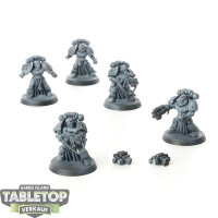 Space Marines - 5 Red Scorpions Sternguard Veterans -...