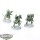 Tyraniden - 3 x Tyranid Warriors - teilweise bemalt