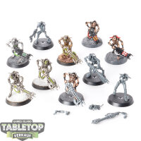 Necrons - 10 x Necron Warriors - teilweise bemalt