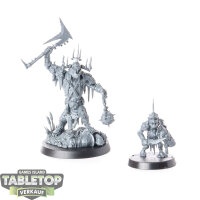 Orruk Warclans - Killaboss with Stab-grot - unbemalt