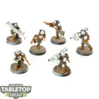 Astra Militarum - 3 x Heavy Weapons Squad - teilweise bemalt