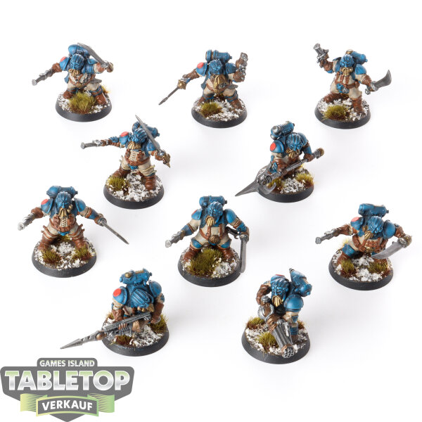 Kharadron Overlords - 10 x Arkanaut Company - bemalt