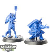 Blood Bowl - Elf and Dwarf Biased Referees - unbemalt