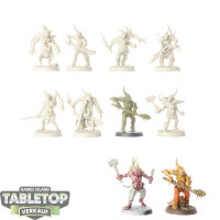 Death Guard - 10x Poxwalkers - teilweise bemalt