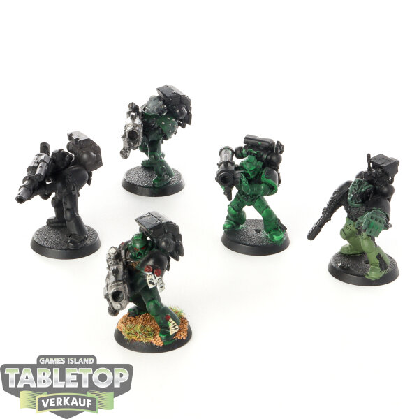 Space Marines - 5 x Devastator Squad (Classic) - teilweise bemalt