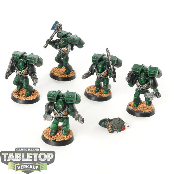 Space Marines - 5 x Assault Marines (Classic) - bemalt