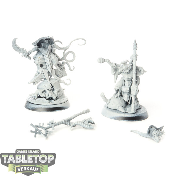 Skaven - Grey Seer & Warlock Engineer - teilweise gebaut
