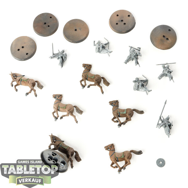 HdR Figuren - Gut - 6 x Riders Of Rohan - teilweise bemalt