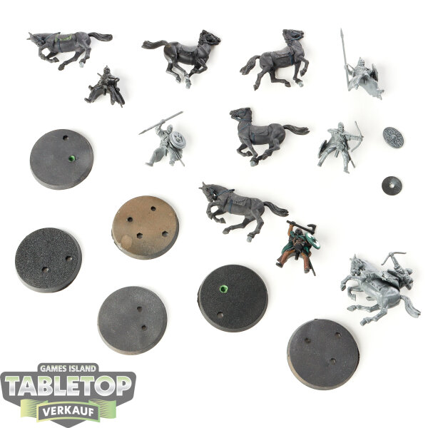 HdR Figuren - Gut - 6 x Riders Of Rohan - teilweise bemalt