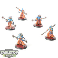 Adeptus Mechanicus - 5x Fulgurite Electro-Priests - bemalt