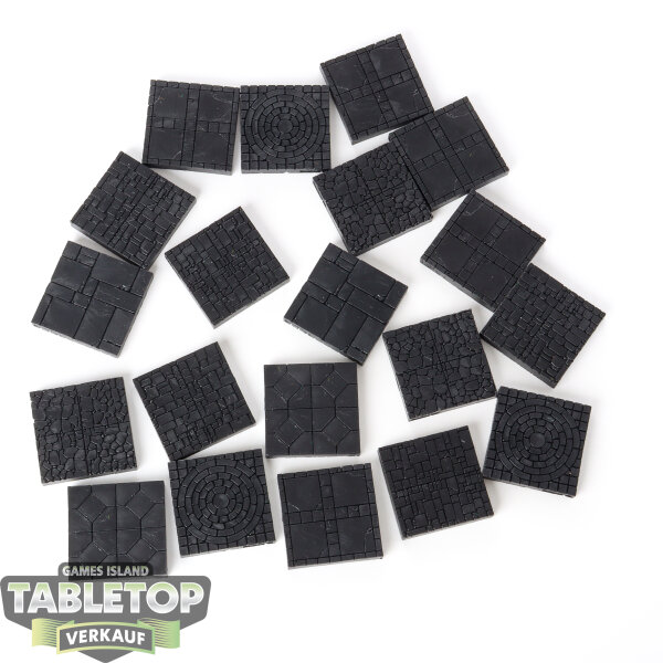 Miniaturen - 20 xy Stoneroom Tiles - grundiert