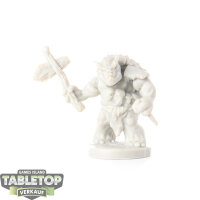 Miniaturen - Armorback Barbarian Dinosaur Fighter - unbemalt