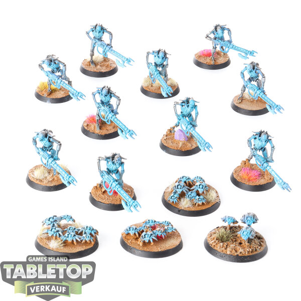 Necrons - 10 x Necron Warriors - bemalt