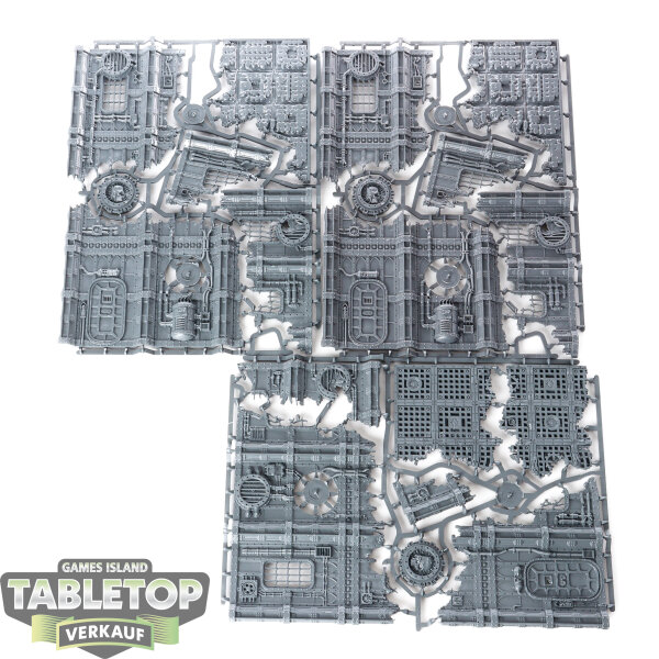 Gelände - Battlezone: Manufactorum: Sub-cloister and Storage Fane - im Gussrahmen