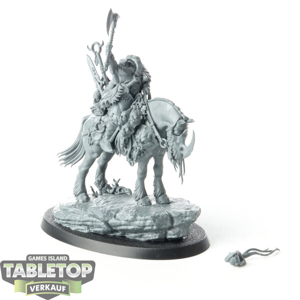 Slaves to Darkness - Darkoath Chieftain on Warsteed - unbemalt
