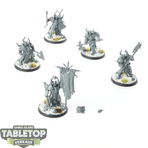 Slaves to Darkness - 5 x Chaos Chosen - unbemalt