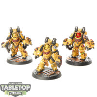 Imperial Fists - 3x Primaris Aggressors - bemalt