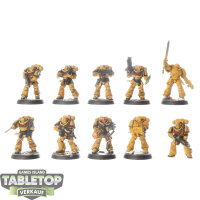 Imperial Fists - 10x Intercessors - teilweise bemalt