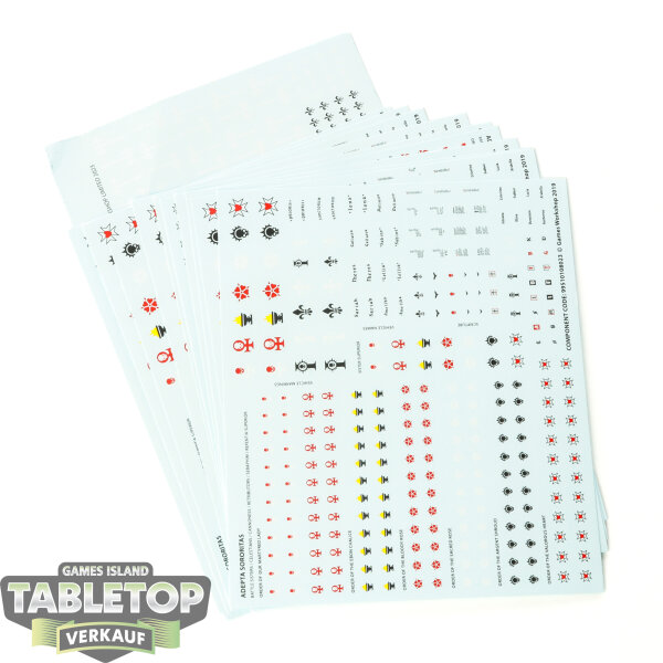 Adepta Sororitas - 11x Transfer Sheet - Sonstiges