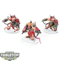 Skaven - 3x Stormfiends - bemalt