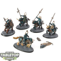 Slaves to Darkness - 5x Chaos Knights - bemalt