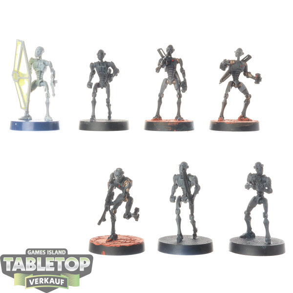 Separatisten - 7 BX-series Droid Commandos - teilweise bemalt