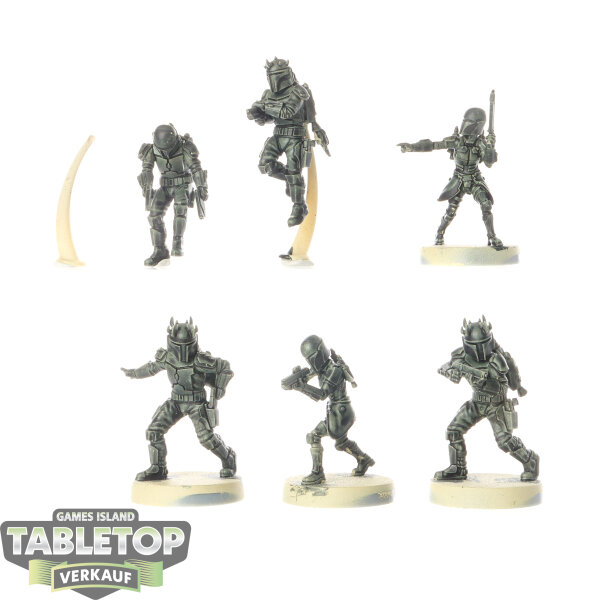 Schattenkollektiv - 6 Mandalorian Super Commandos - grundiert
