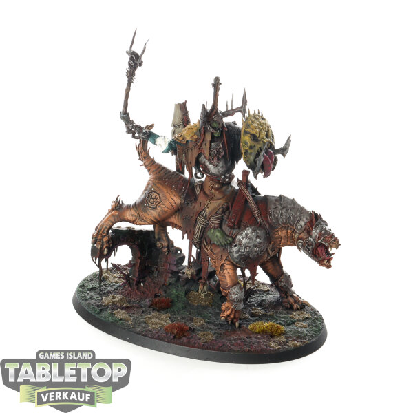 Orruk Warclans - Killaboss on Great Gnashtoof - bemalt