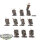 Slaves to Darkness - 10 x Chaos Warriors - bemalt
