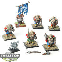 Ogre Kingdoms - 6x Ogor Gluttons - teilweise bemalt