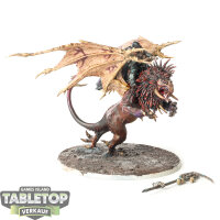 Slaves to Darkness - Chaos Lord on Manticore - bemalt
