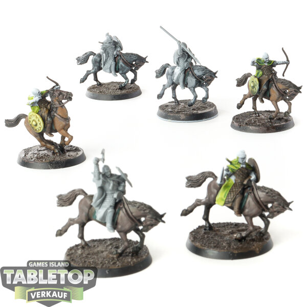 HdR Figuren - Gut - 6x Riders Of Rohan - teilweise bemalt
