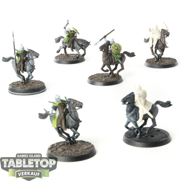 HdR Figuren - Gut - 6x Riders Of Rohan - teilweise bemalt