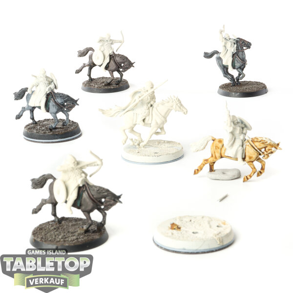 HdR Figuren - Gut - 6x Riders Of Rohan - teilweise bemalt