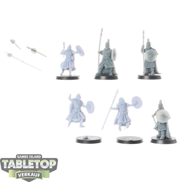 Miniaturen - 6x King guards Huscarls infantry - unbemalt
