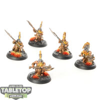 Fyreslayers - 5 x Hearthguard Berzerkers - bemalt