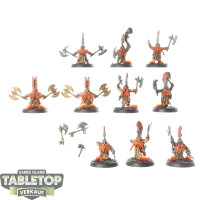 Fyreslayers - 10 x Vulkite Berzerkers - bemalt