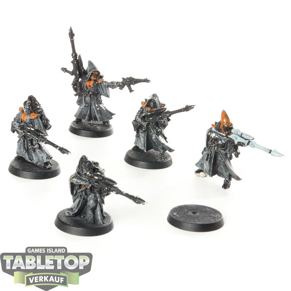 Aeldari - 5 x Eldar Rangers klassisch - teilweise bemalt