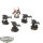 Aeldari - 5 x Warp Spiders klassisch - teilweise bemalt