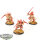 Tyraniden - 3 x Tyranid Warriors - bemalt