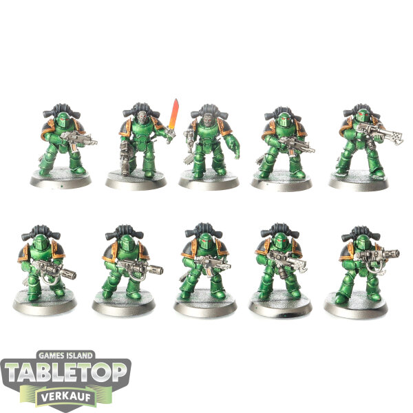 Horus Heresy - 10x MKIII Tactical Squad - bemalt