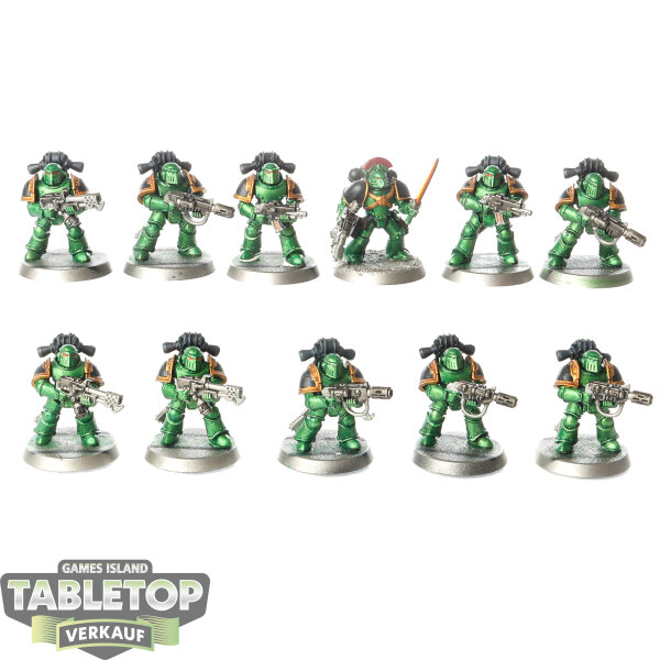 Horus Heresy - 11x MKIII Tactical Squad - bemalt