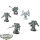 Chaos Space Marines - 5x Chosen - teilweise bemalt