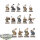 Dwarfen Mountain Holds - 14x Dwarf Warriors klassisch - bemalt