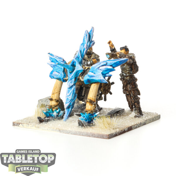 Kings of War - Northern Alliance Ice Kin Bolt Thrower - bemalt
